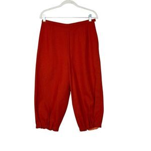 Vintage 1970s Orange Wool Knickersbockers| Size M